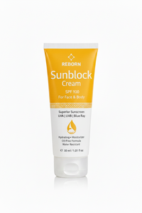 SPF 100 Matte Sunblock Cream for Oily Skin | Reborn
