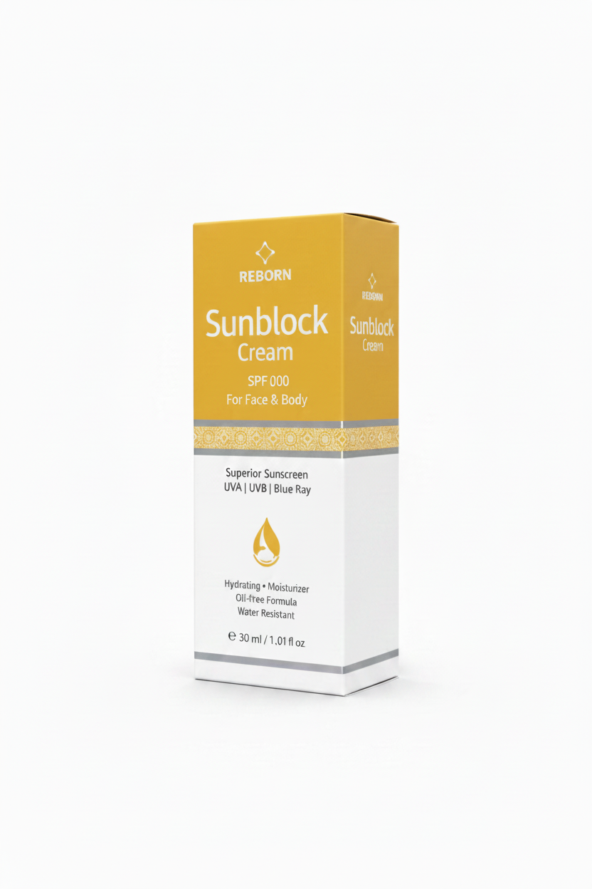 SPF 100 Matte Sunblock Cream for Oily Skin | Reborn