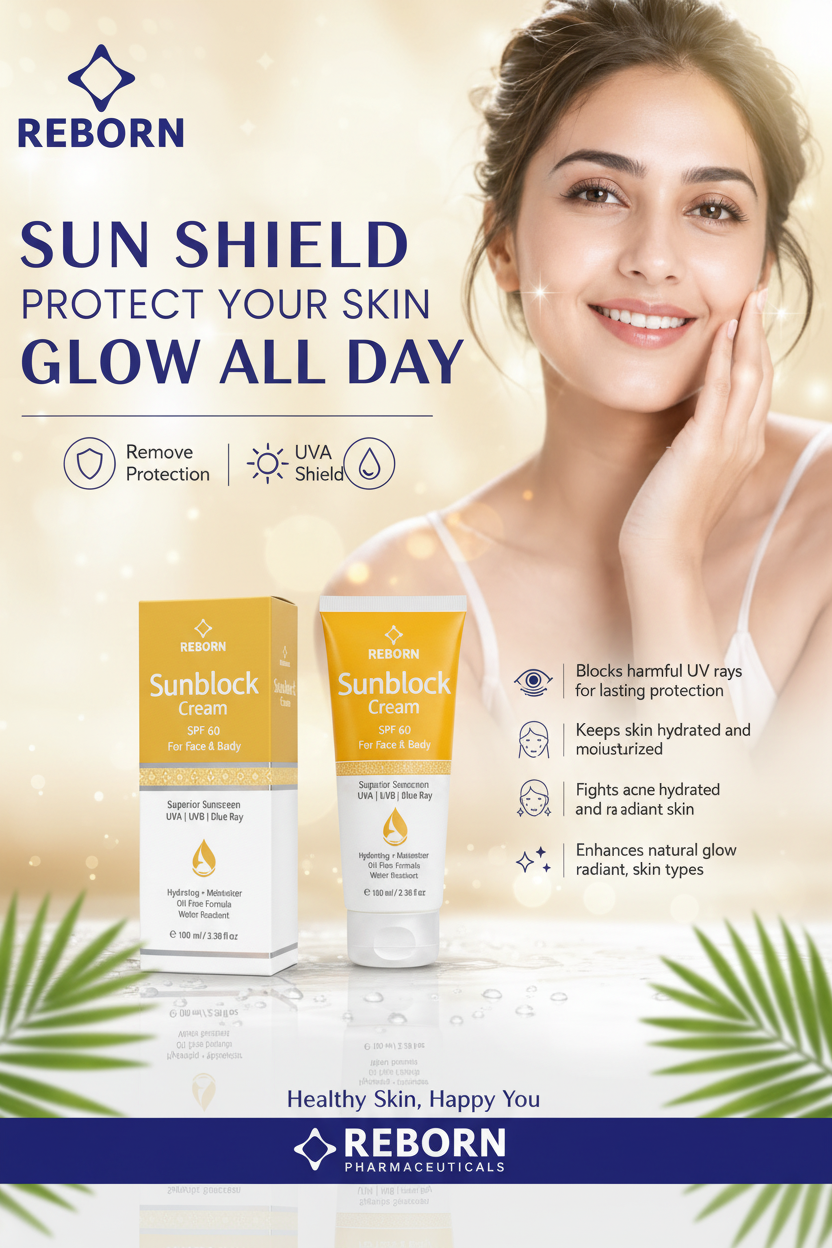 SPF 100 Matte Sunblock Cream for Oily Skin | Reborn